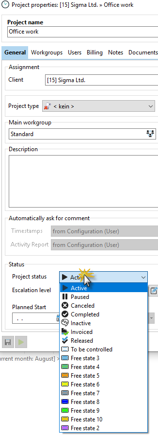 projektstatus_in_projekteigenschaften_waehlen