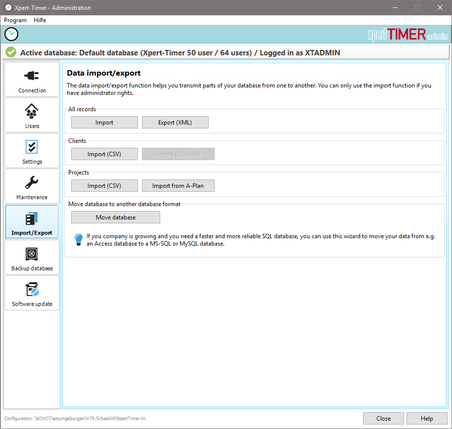 xtadmin_import_export